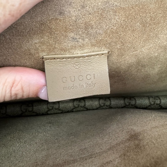 Gucci Dionysus Bumbag Waist Fanny Pack Bag EUC Entrupy Certified GG Monogram - Picture 14 of 16